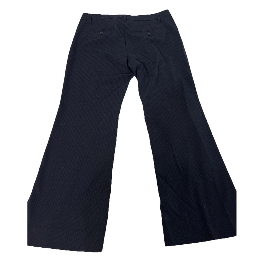 Gap Perfect Trouser Womens Size 10A Stretch Navy Pinstripe Career Dress Pants - Picture 12 of 13